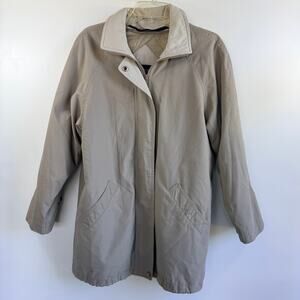 London Fog Vintage Beige Mid-Length Jacket - Size Small